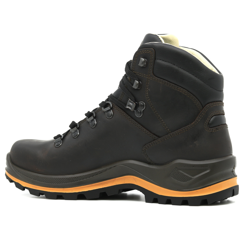 detail GRISPORT Aztec hnědá pánská celokožená outdoor obuv s membránou Spo-Tex®