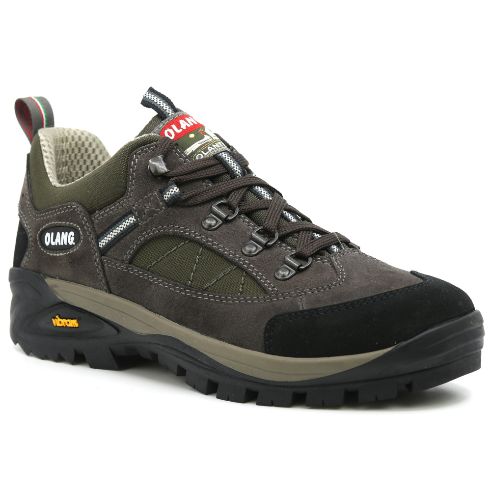 detail OLANG Pieve 810 hnědá pánská pohodlná kožená outdoor obuv s membránou