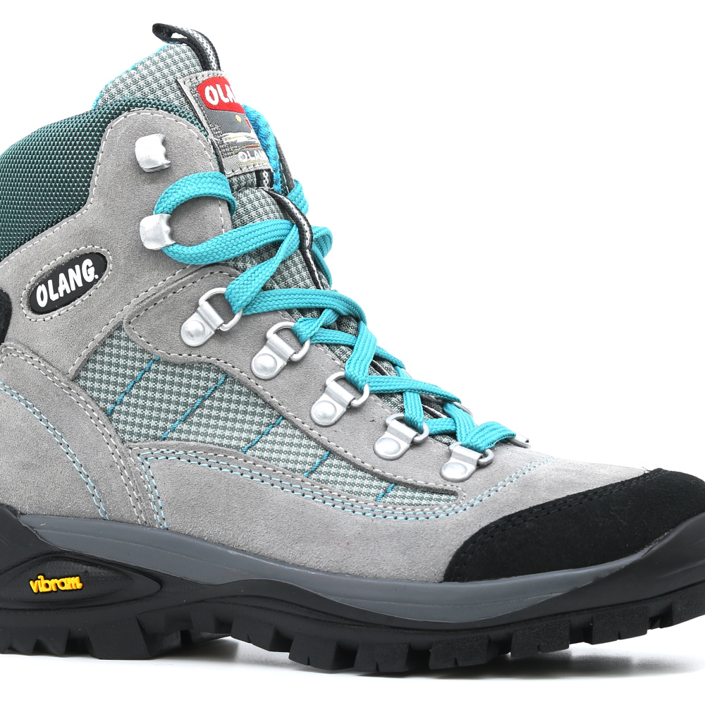 detail OLANG Tarvisio 844 šedá dámská kožená outdoor obuv membrána voděodpudivá