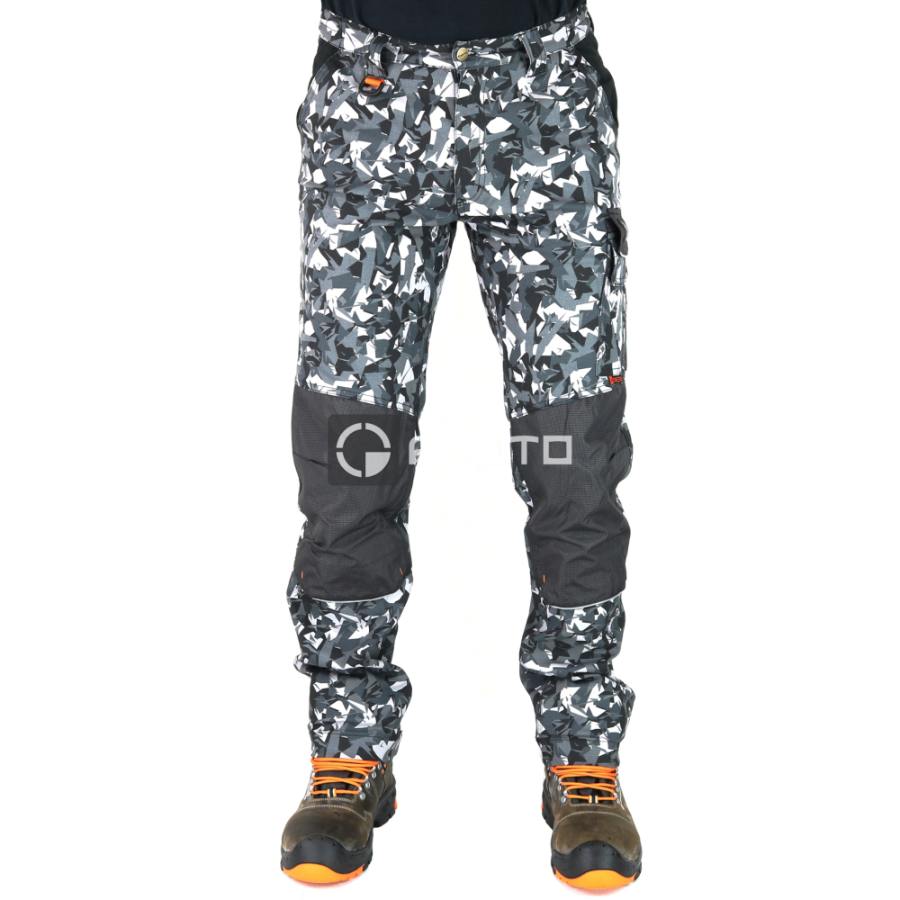 detail Kalhoty KAPRIOL Tenere Stretch maskáč grey