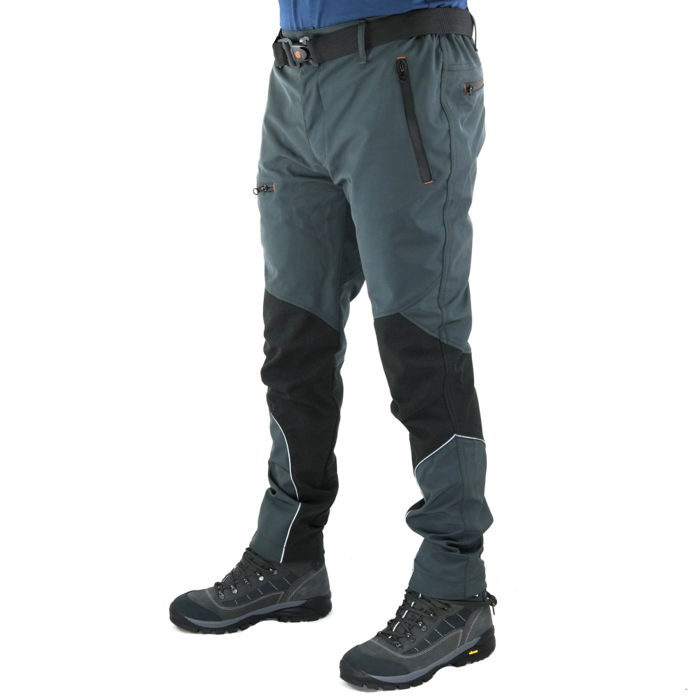 detail Industrial Starter 8832B šedé pánské kalhoty softshell