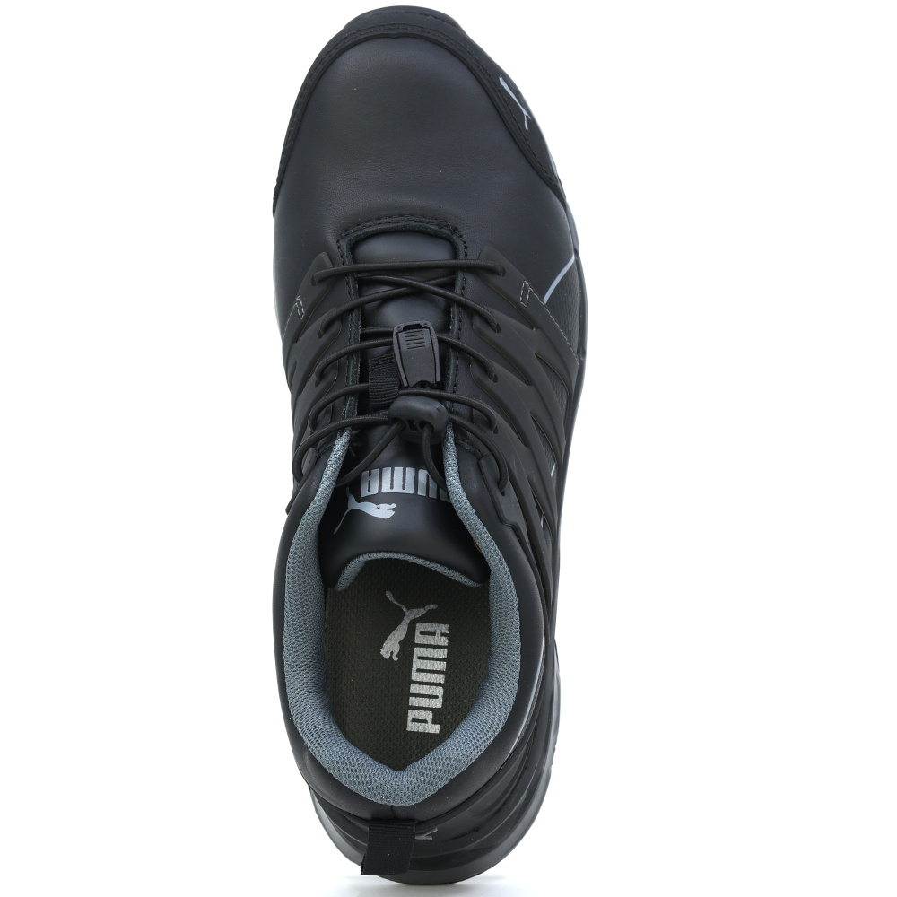 detail PUMA Velocity 2.0 black low S3 ESD HRO černá pánská pracovní obuv