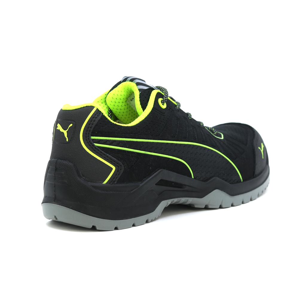 detail PUMA TC Green low S1P ESD černá pánská pracovní obuv