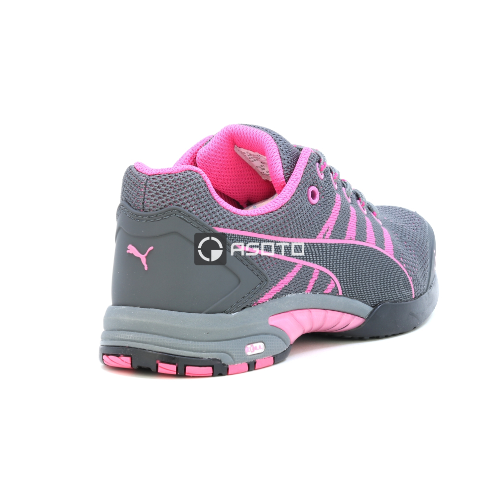 detail PUMA Celerity Knit Pink Low S1 HRO SRC růžová dámská pracovní obuv
