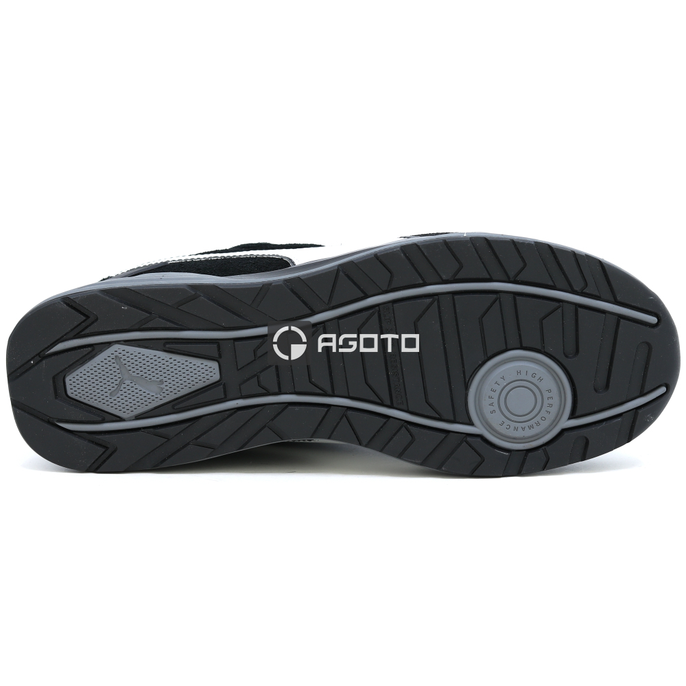 detail PUMA Airtwist black S3 ESD černá pánská pracovní obuv