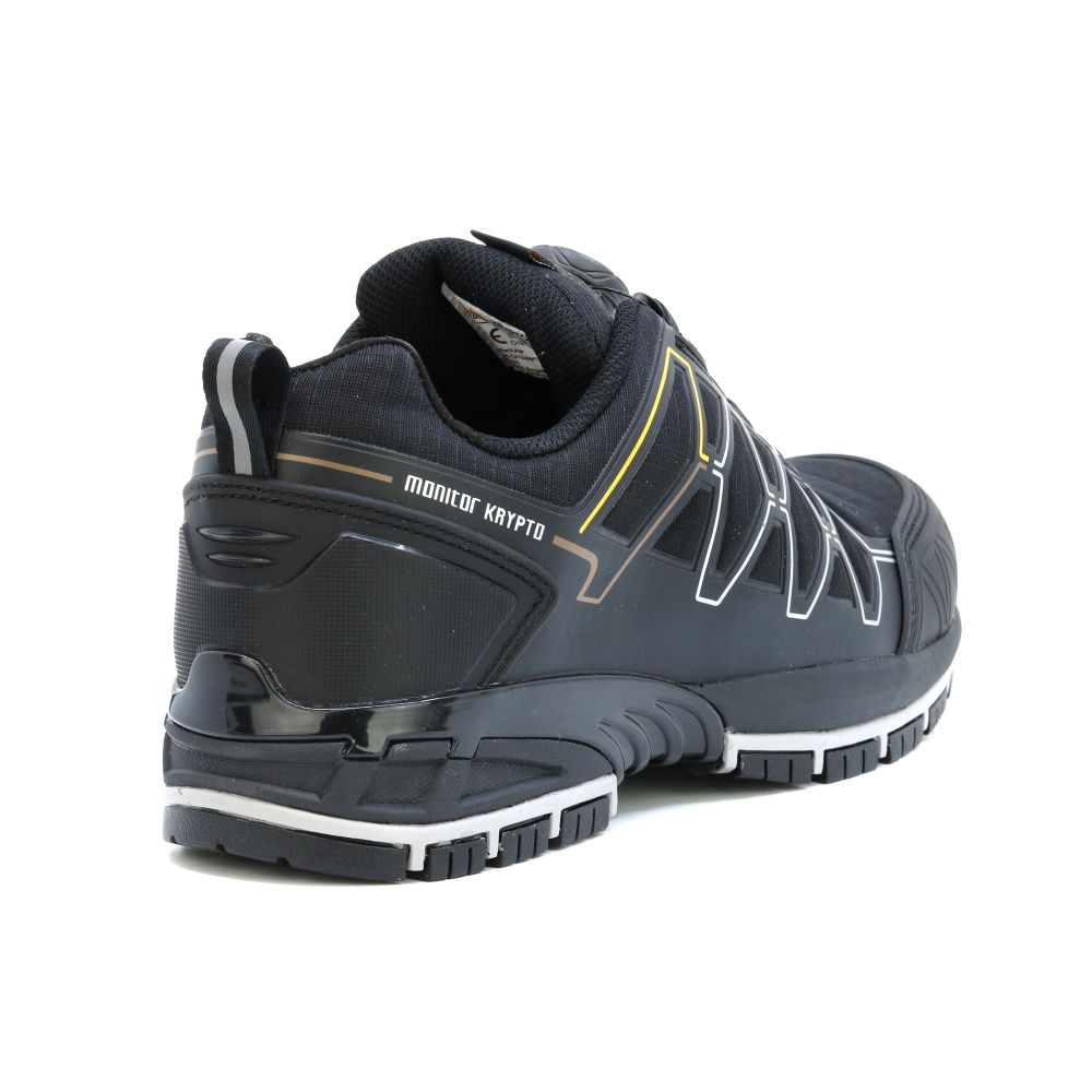 detail MONITOR SWEDEN Krypto BOA® S3 černá pracovní obuv s membránou Monitex