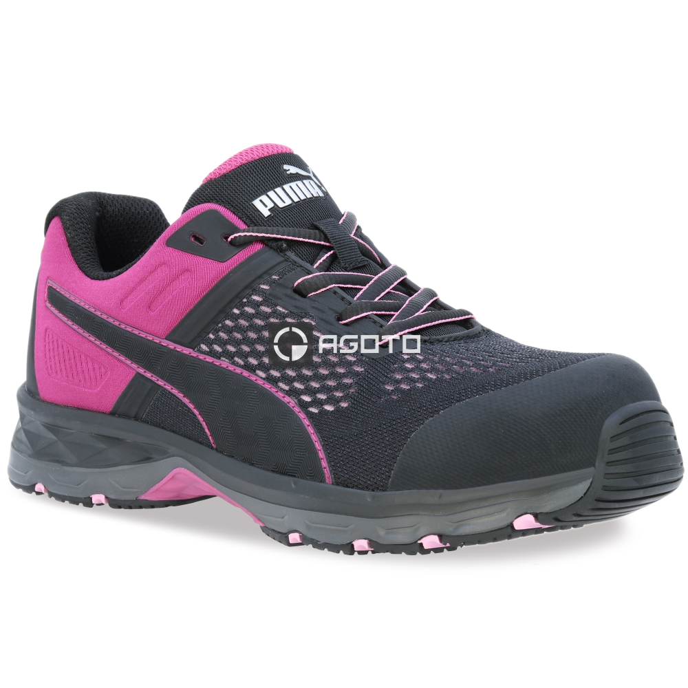 detail PUMA Define Wns Low S1P fialová dámská pracovní obuv