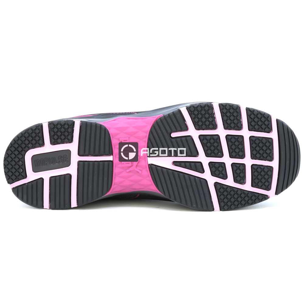 detail PUMA Define Wns Low S1P fialová dámská pracovní obuv