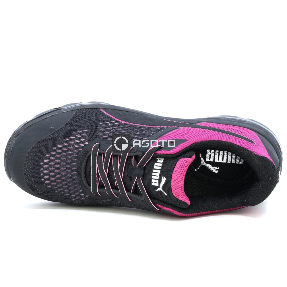 detail PUMA Define Wns Low S1P fialová dámská pracovní obuv