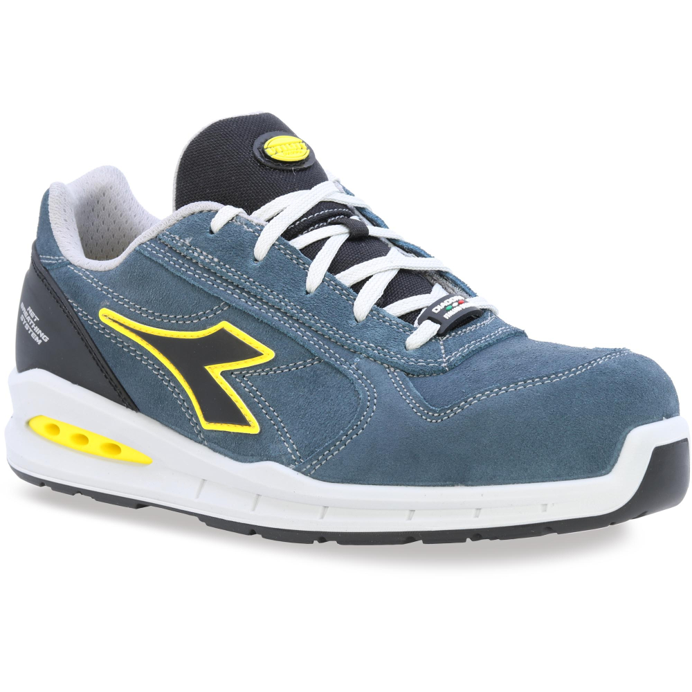 detail DIADORA Run Airbox S3 modrá pánská pracovní obuv, která dýchá - Geox