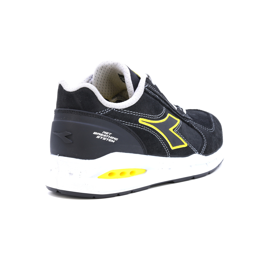 detail DIADORA Run Airbox S3 černá pánská pracovní obuv, která dýchá - Geox