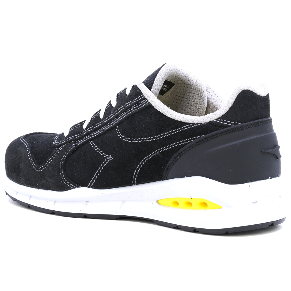 detail DIADORA Run Airbox S3 černá pánská pracovní obuv, která dýchá - Geox