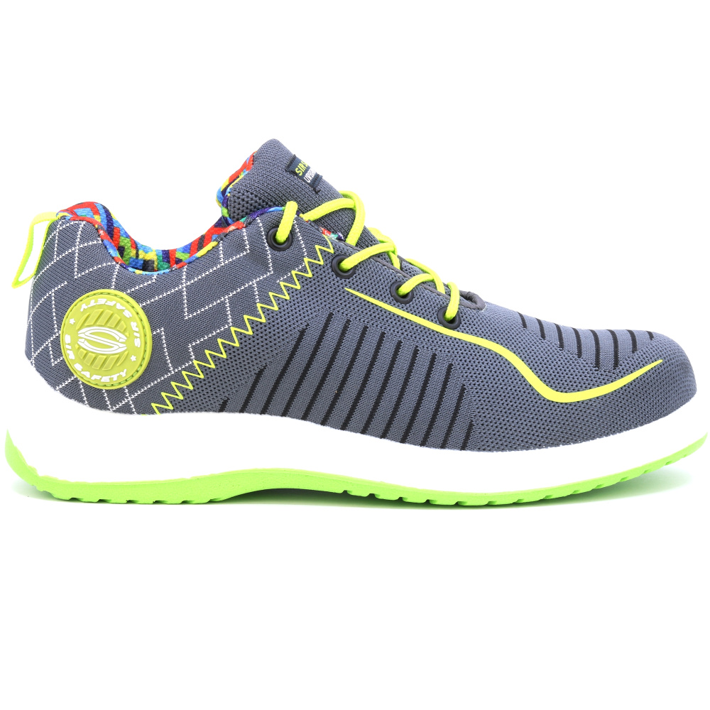 detail SIR Simi S1P šedá pánská pracovní obuv