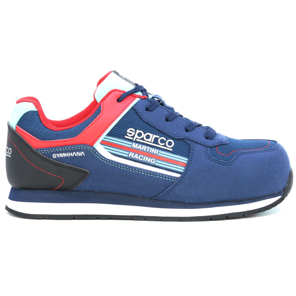 detail SPARCO Martini Racing S1P modrá pánská pracovní obuv