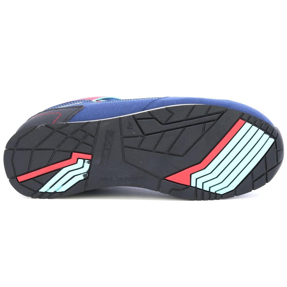 detail SPARCO Martini Racing S1P modrá pánská pracovní obuv