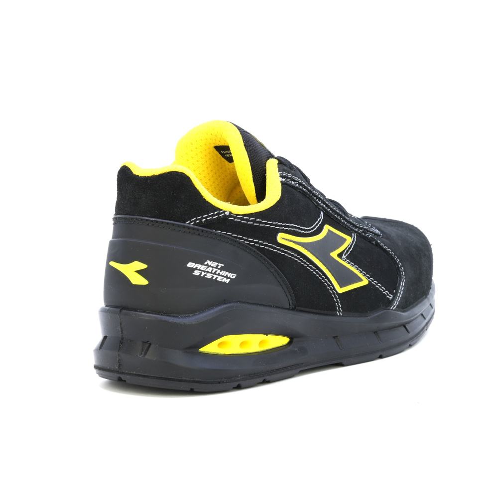 detail DIADORA RUN AIRBOX MASTER S3 černá pánská pracovní obuv, která dýchá - Geox