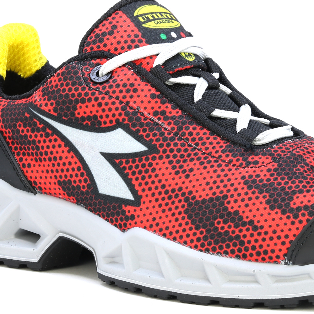 detail DIADORA Shark Stable S1P červená pánská pracovní obuv