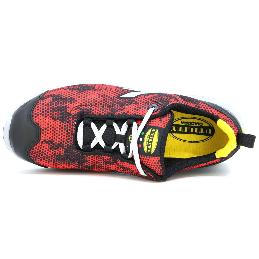 detail DIADORA Shark Stable S1P červená pánská pracovní obuv