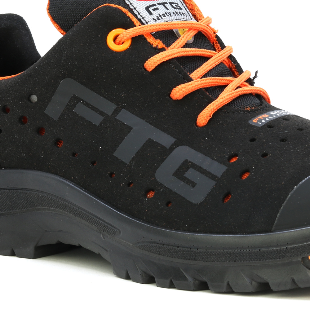 detail FTG Saturn S1P ESD čená pánská pracovní obuv
