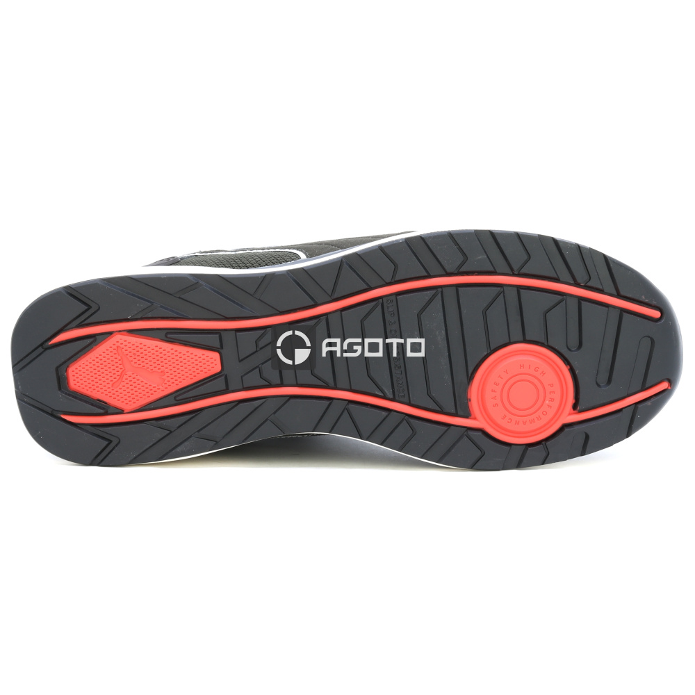 detail PUMA Frontside S1P ESD hnědá pánská pracovní obuv