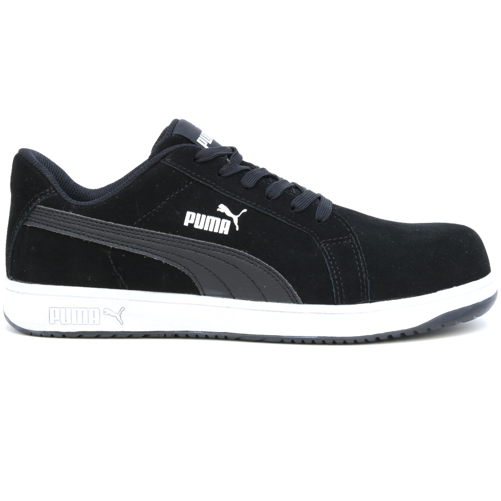 detail PUMA Iconic S1P ESD černá pánská pracovní obuv