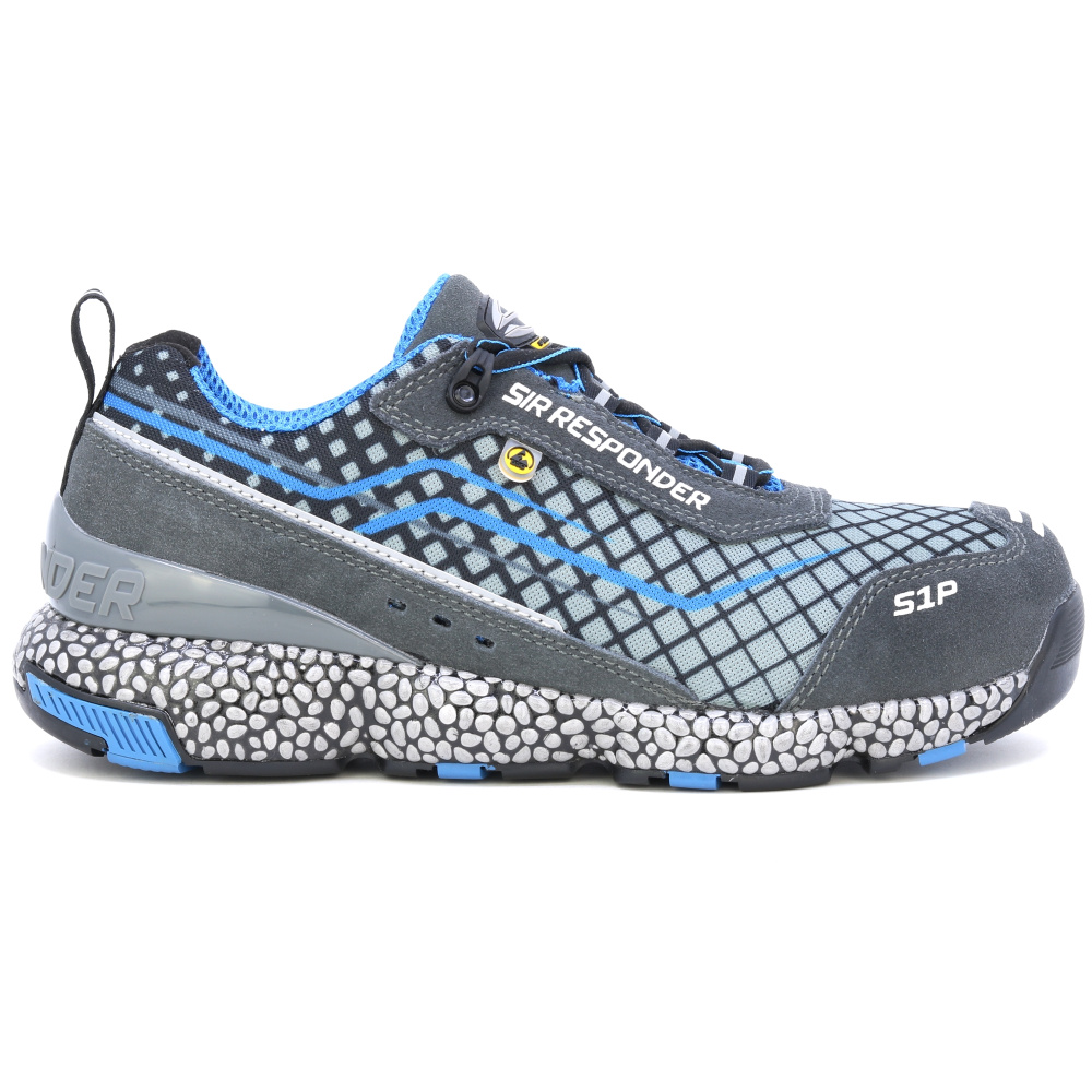 detail SIR Monza S1P ESD šedá pánská pracovní obuv systém Responder
