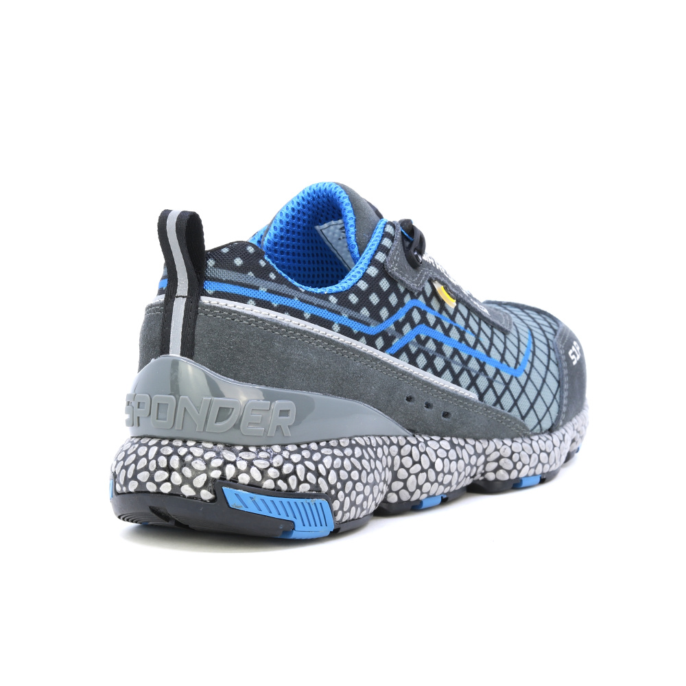 detail SIR Monza S1P ESD šedá pánská pracovní obuv systém Responder