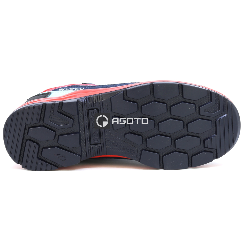 detail SPARCO Martini Racing Sanremo S3 ESD modrá pánská pracovní obuv