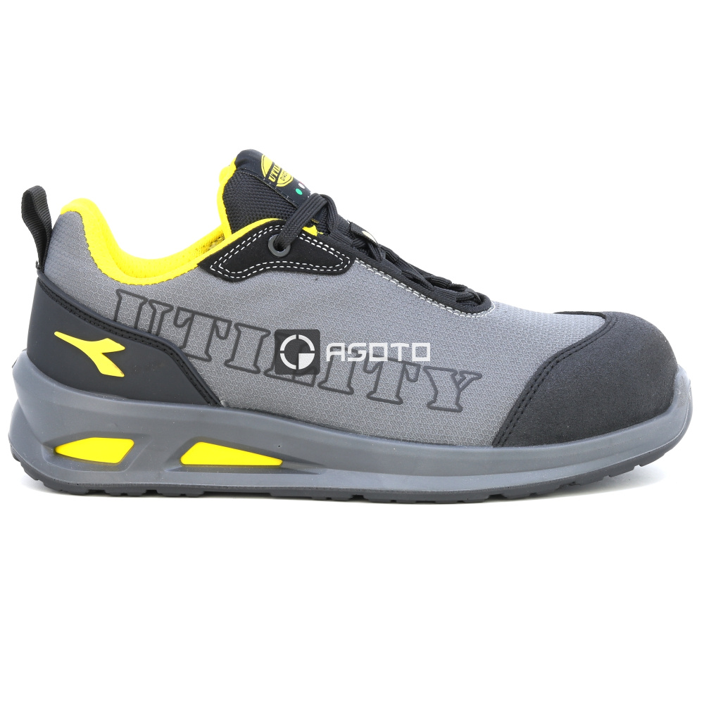 detail DIADORA Smart Softbox low S1P ESD šedá pánská pracovní obuv