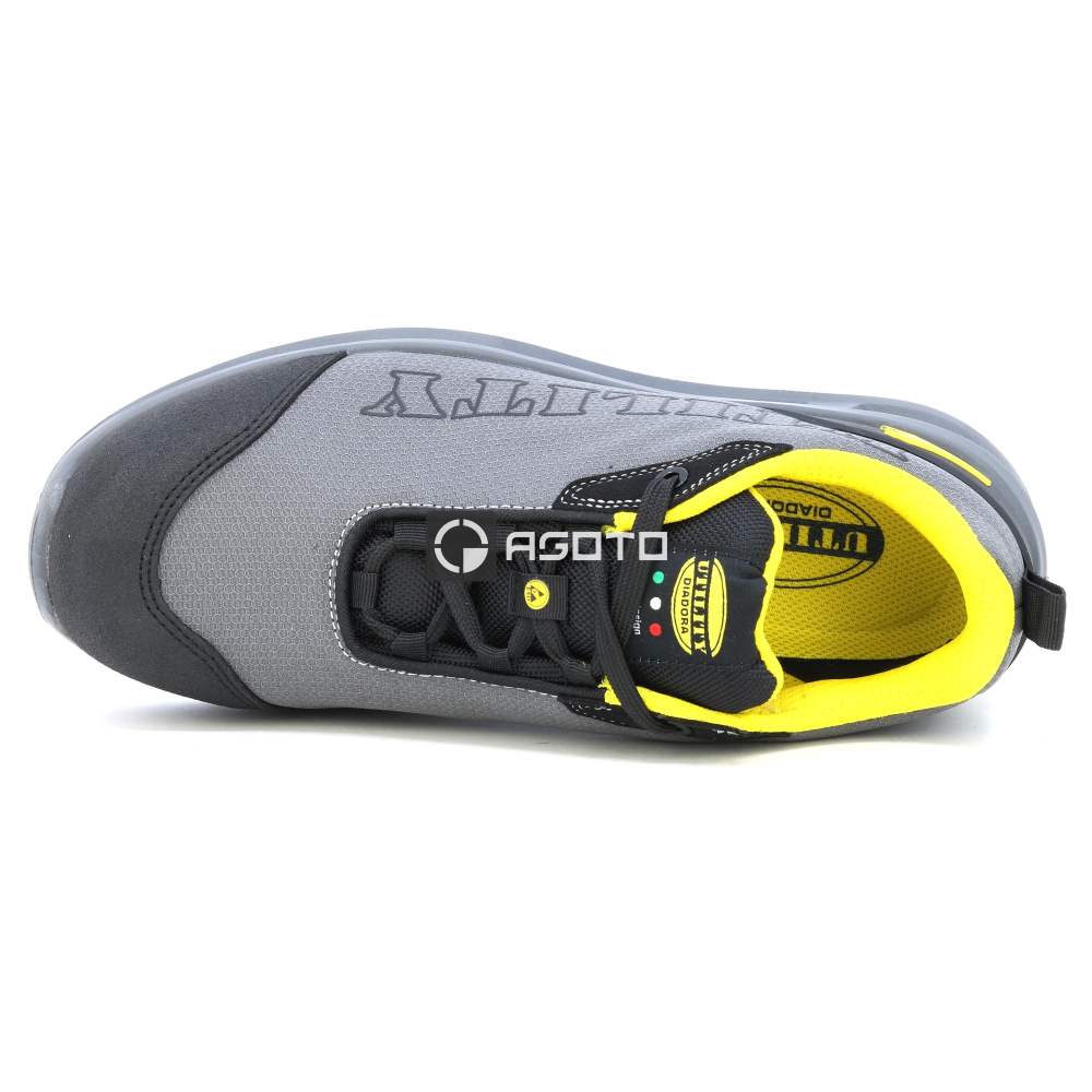 detail DIADORA Smart Softbox low S1P ESD šedá pánská pracovní obuv