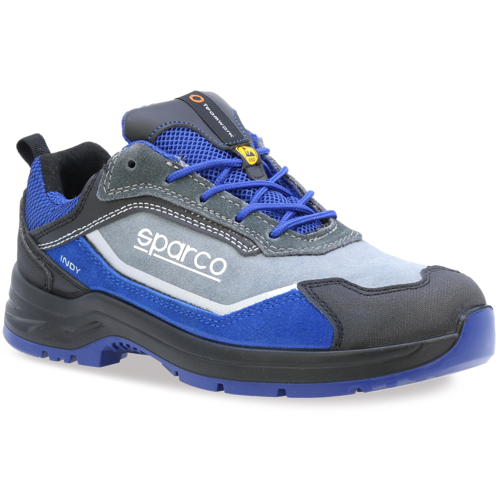 detail SPARCO Charlotte S3 modrá pánská pracovní obuv