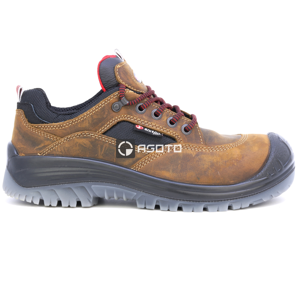 detail SIXTON LAND S3 hnědá pánská pracovní obuv