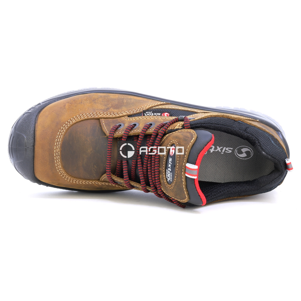 detail SIXTON LAND S3 hnědá pánská pracovní obuv