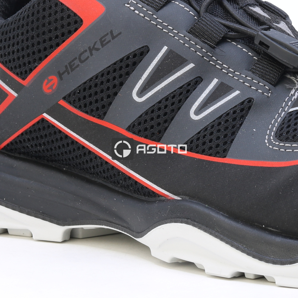 detail HECKEL Run-R 100 S1P černá pánská pracovní obuv Výprodej