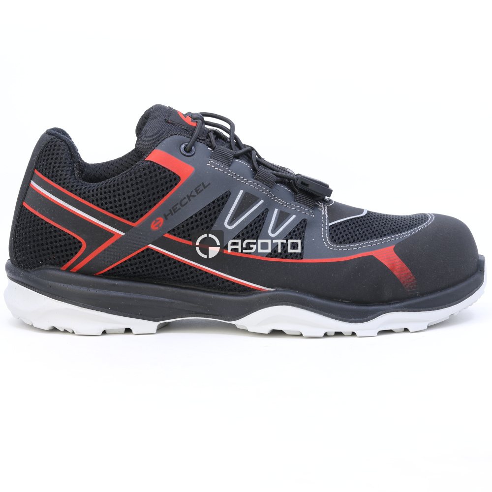 detail HECKEL Run-R 100 S1P černá pánská pracovní obuv Výprodej