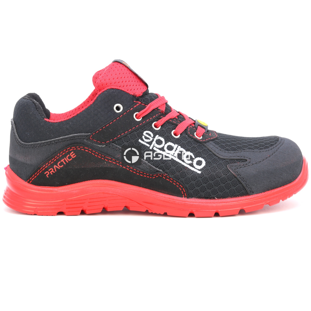 detail SPARCO Jacques S1P černá pánská pracovní obuv