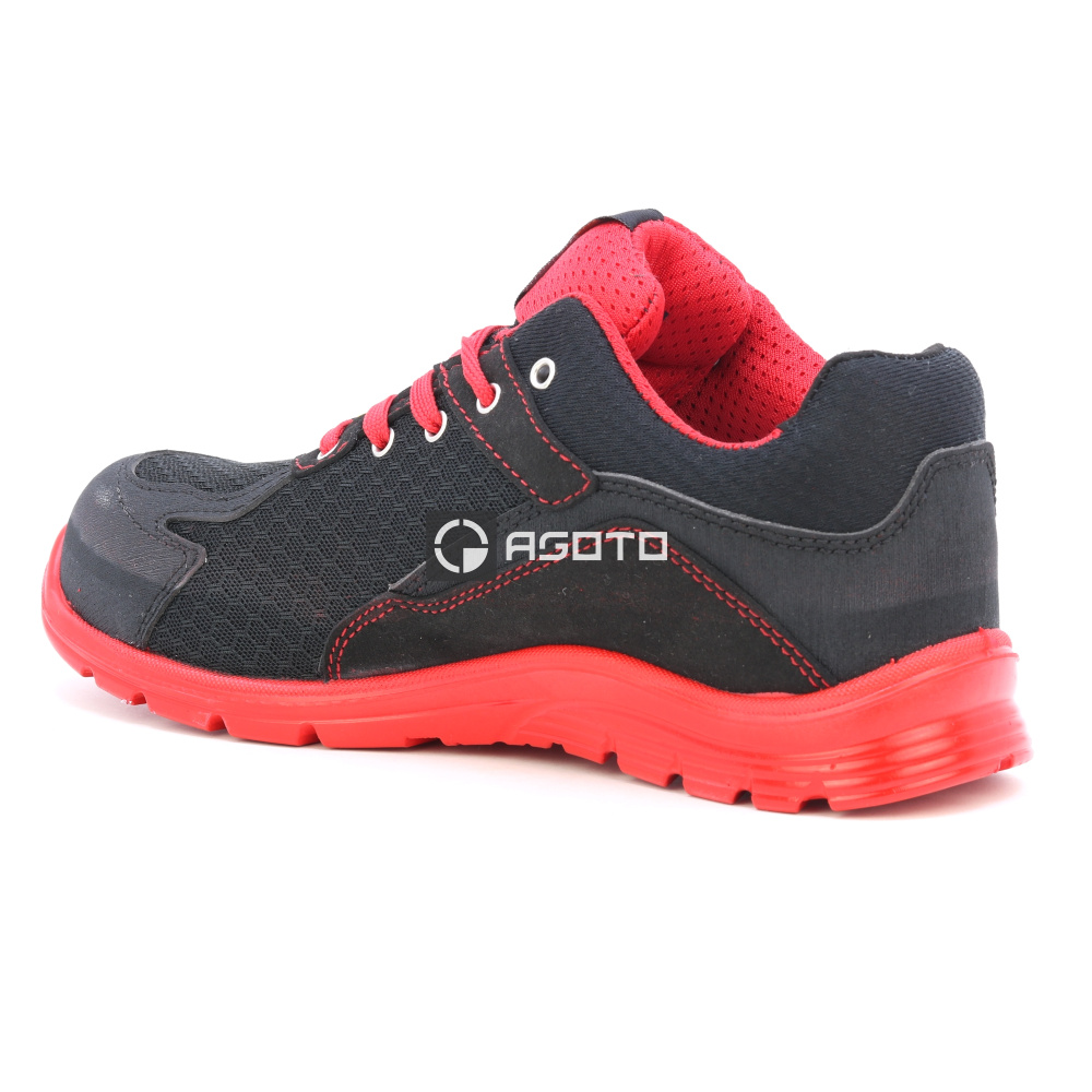 detail SPARCO Jacques S1P černá pánská pracovní obuv