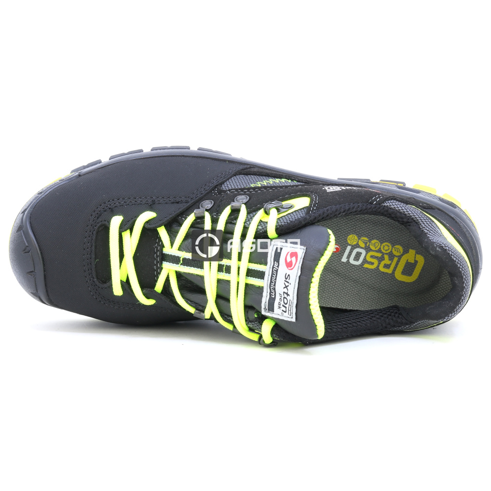 detail SIXTON Ortles S3 černá pánská pracovní obuv Vibram