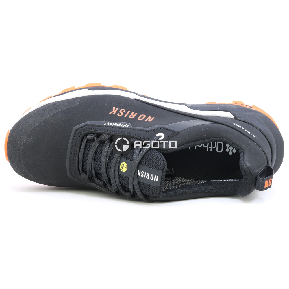 detail NORISK Athletic Low STX S3 černá pánská pracovní obuv SympaTex® membrána