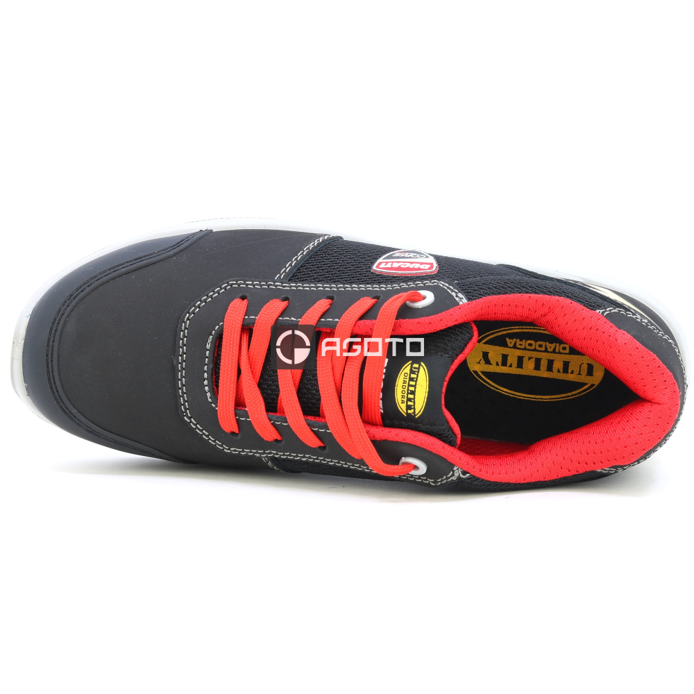 detail DUCATI Speedy Race S1P černá pánská pracovní obuv