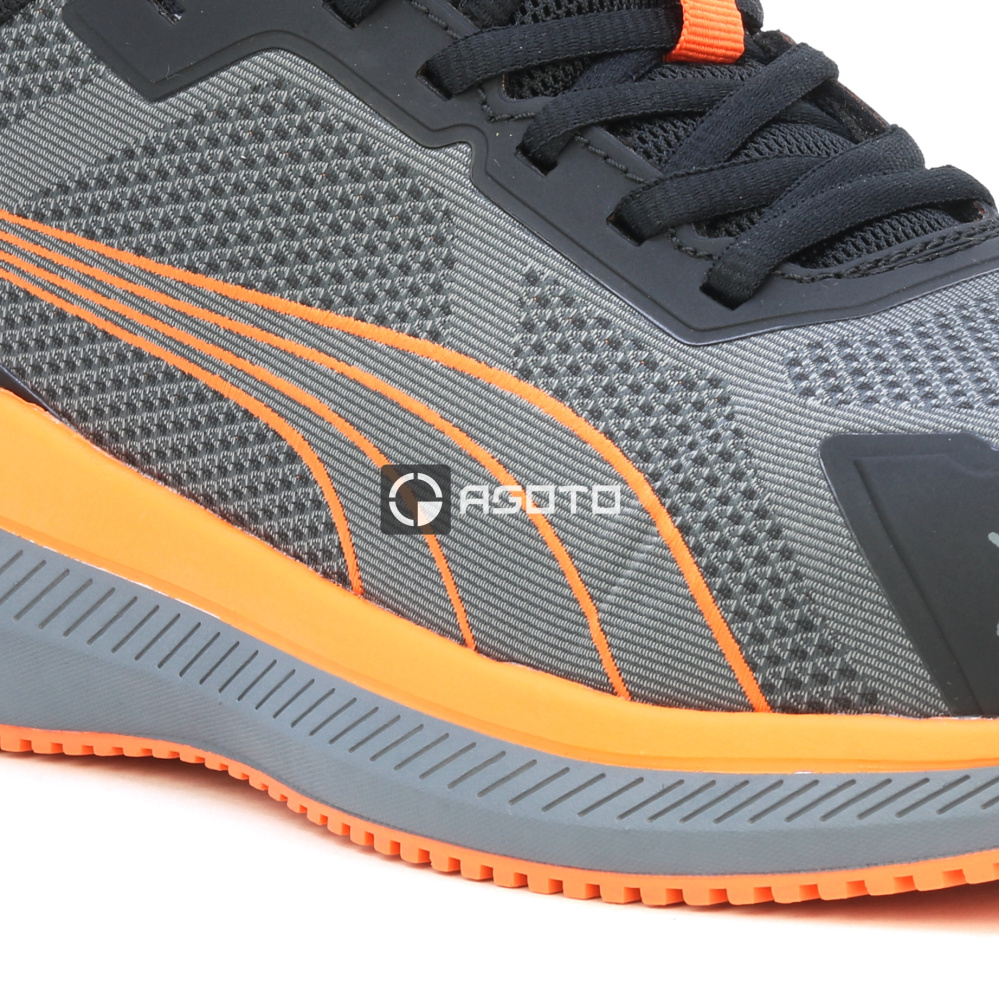 detail PUMA Slide Low S1PS ESD šedá pánská pracovní obuv Výprodej