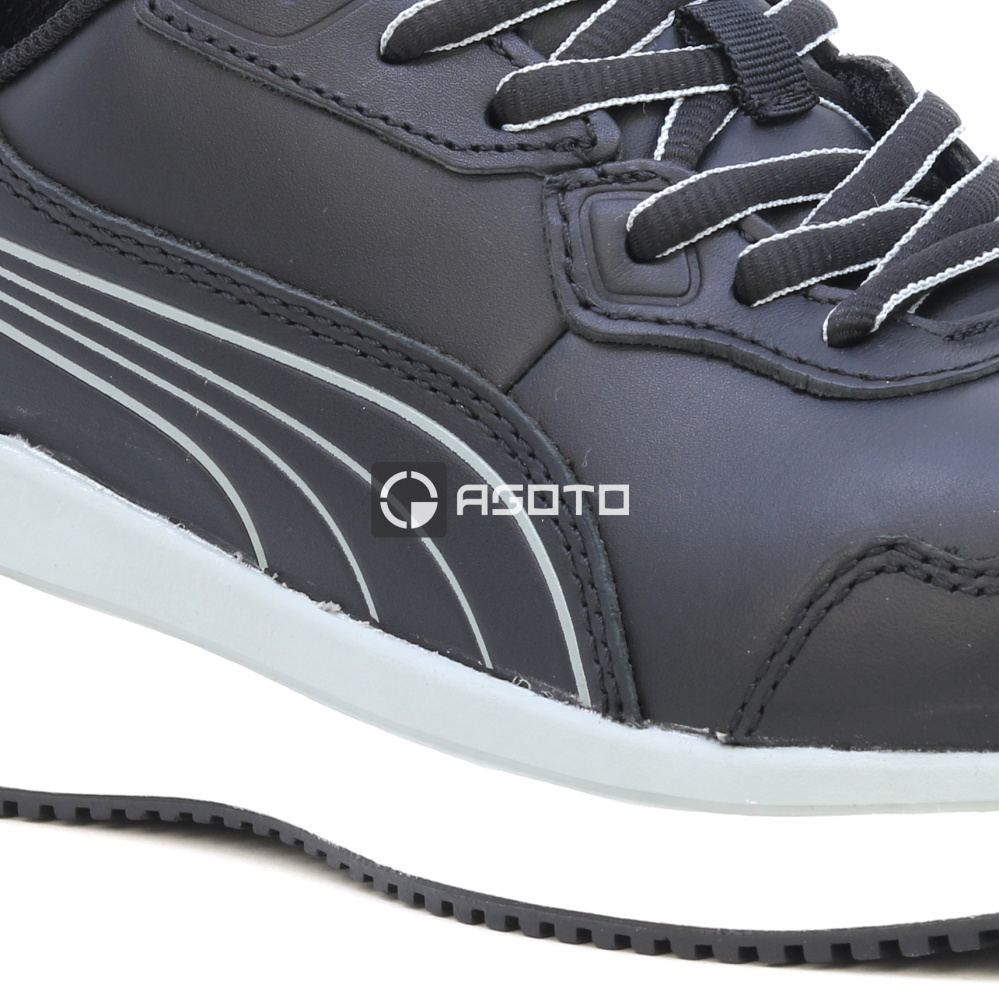 detail PUMA Zoom Low S3 ESD černá pánská pracovní obuv Výprodej