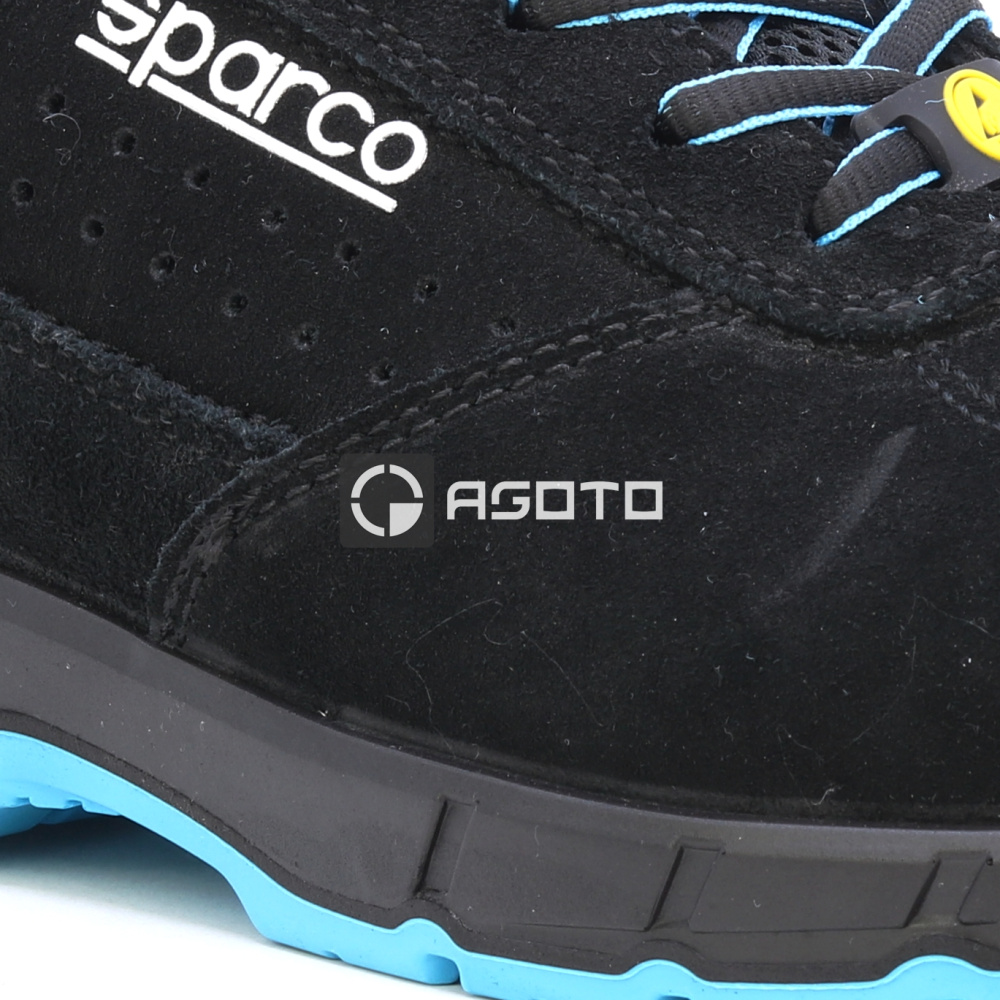 detail SPARCO Moreno S1P černá pánská pracovní obuv