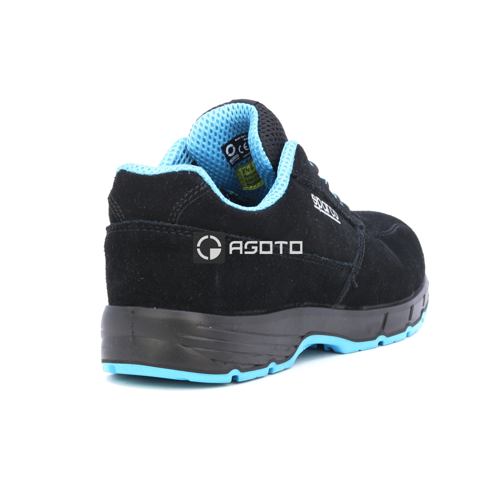 detail SPARCO Moreno S1P černá pánská pracovní obuv