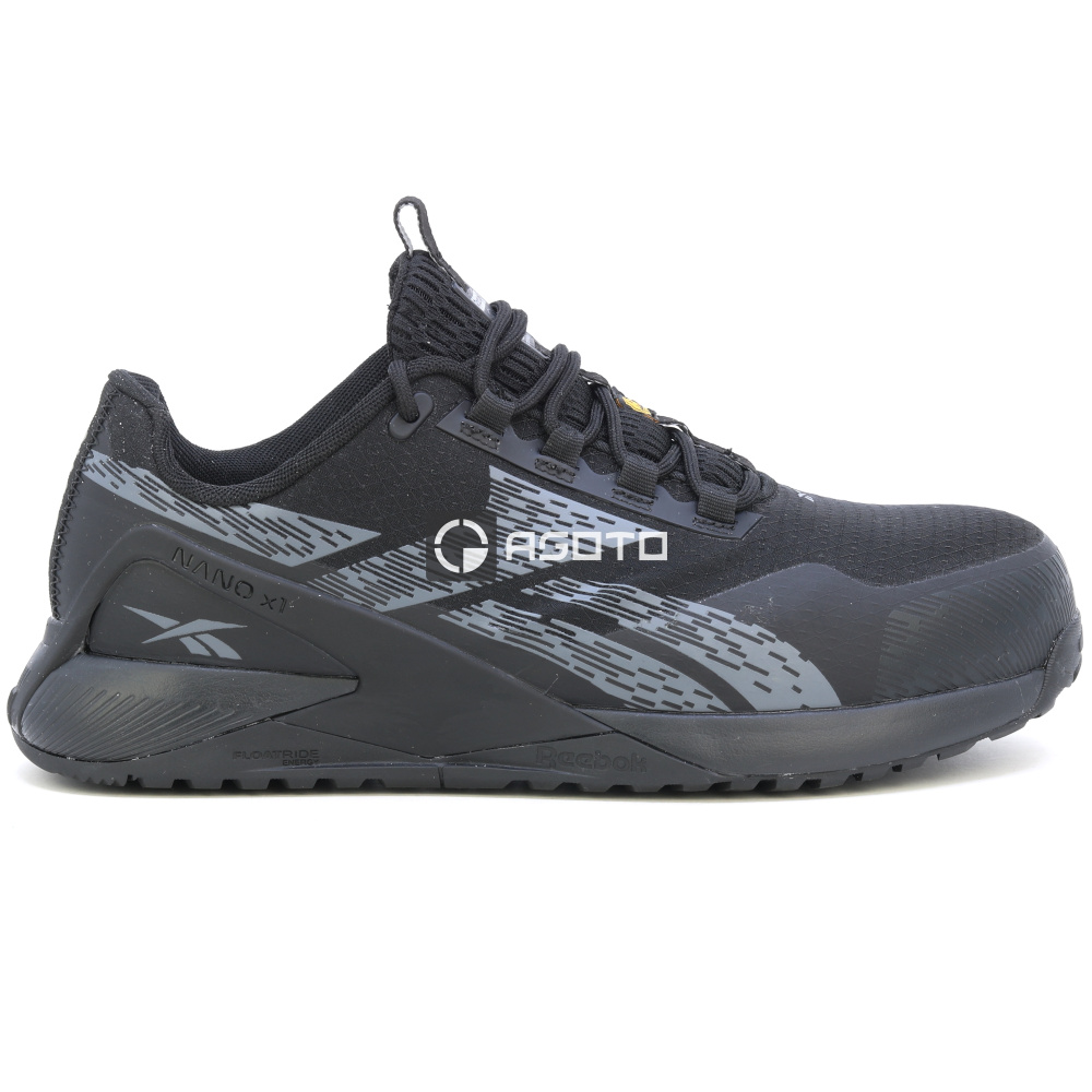 detail REEBOK IB3480 S3 ESD Nano X1 černá pánská pracovní obuv