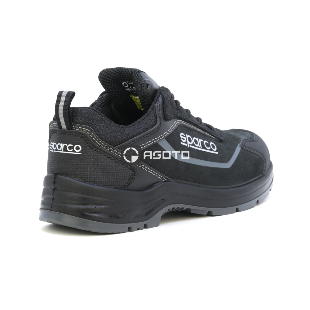 detail SPARCO Gregor S3 ESD černá pánská pracovní obuv