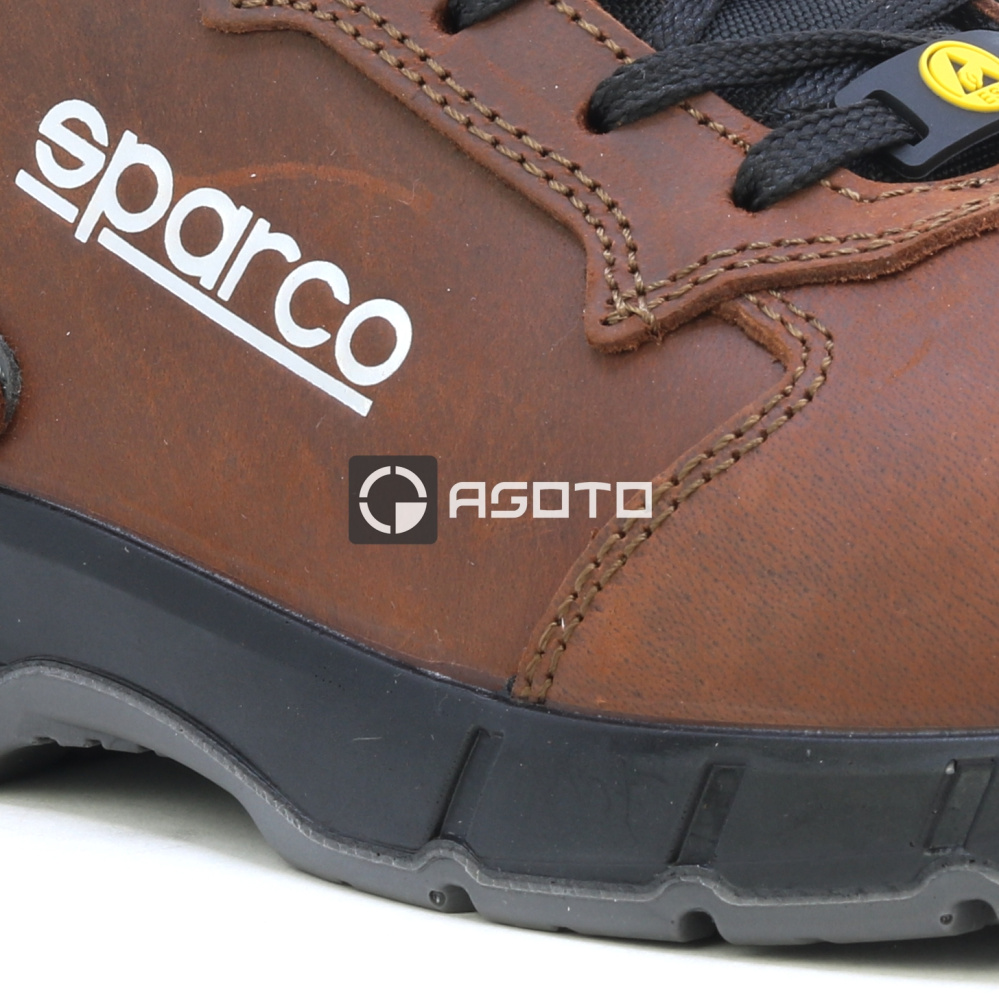 detail SPARCO Targa Nino S3 hnědá pánská pracovní obuvi