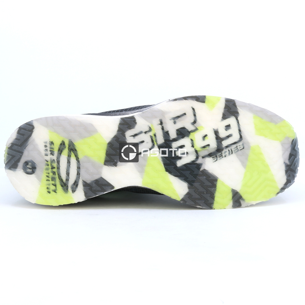 detail SIR Exotic S1P šedá pánská pracovní obuv z extrémně prodyšného materiálu