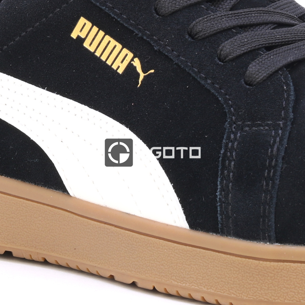 detail PUMA Iconic low S1P ESD blk/gum černá pánská pracovní obuv