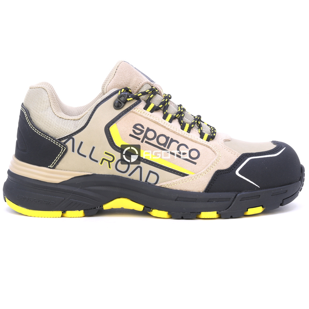 detail SPARCO Roc S3 béžová pánská pracovní obuv